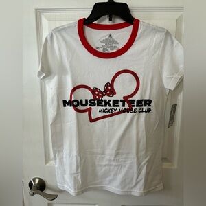 ❄️5/$25❄️ Disney Mouseketeer Mickey Mouse Club T-shirt NWT